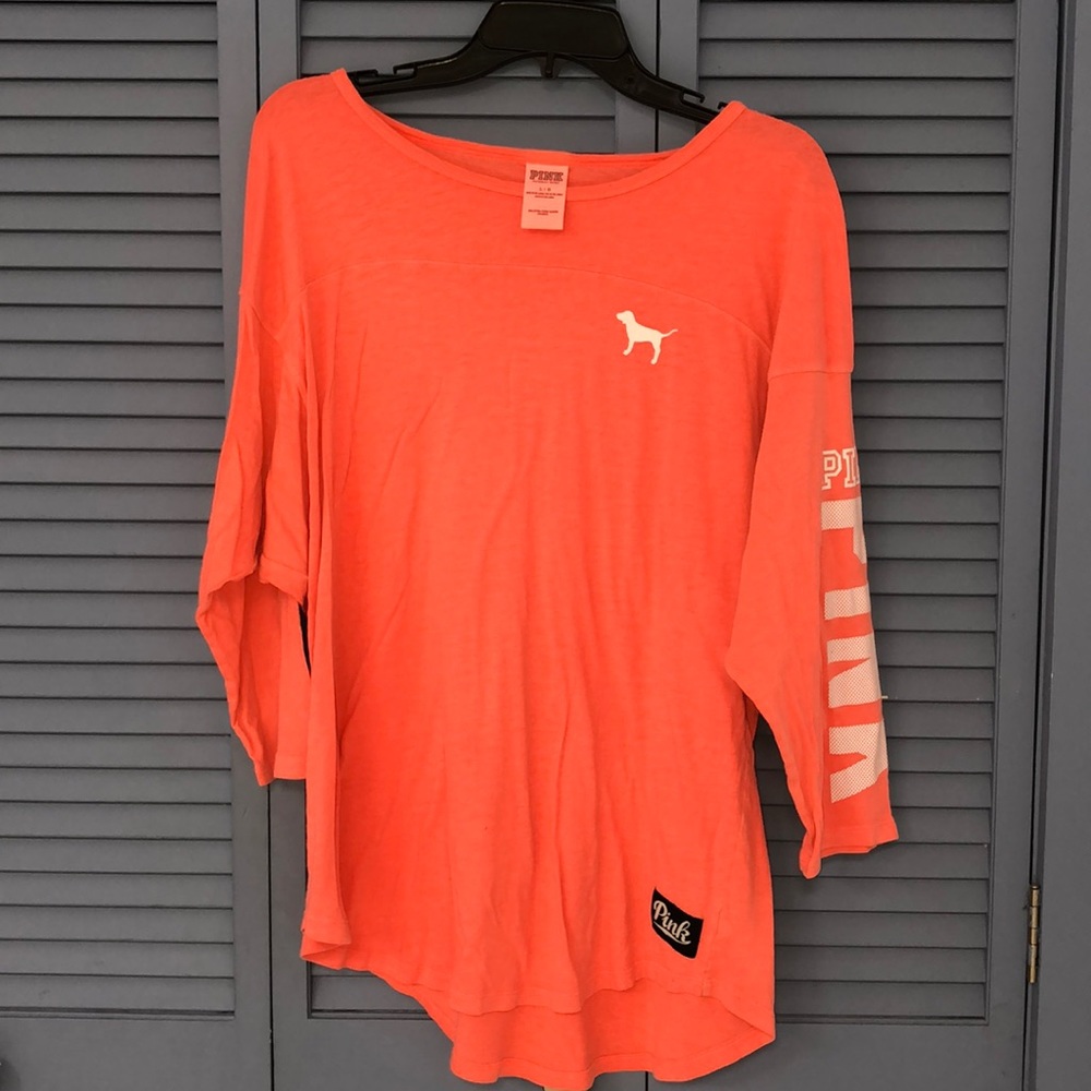 PINK Coral Long Sleeve